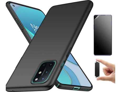 Kit Carcasa, Protector Y Soporte Oneplus 8T Ultimatte Turtleshell Negro
