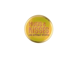 Piatto Decorativo Gift Company Platos Amor Abrazos Besos Vetro Ø10 Cm