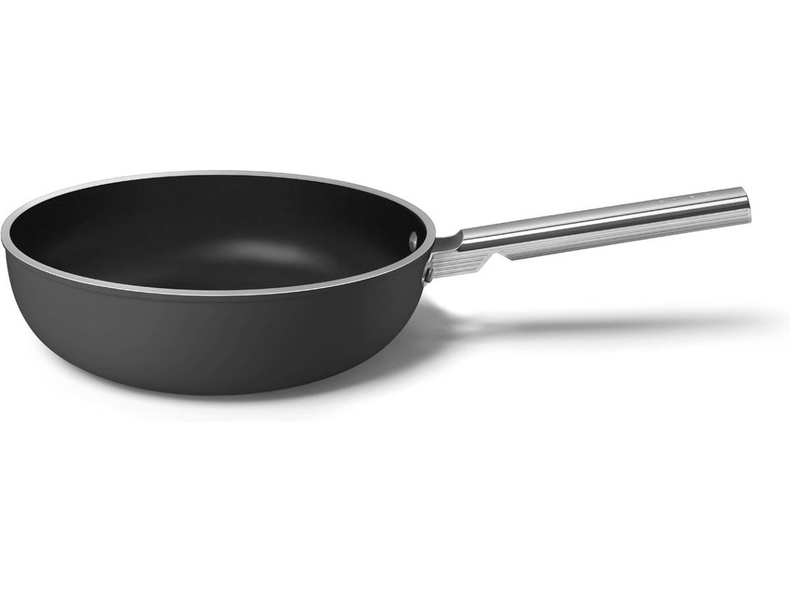 Wok SMEG WOF3002BLM Negra (30 cm - 6.6 L)