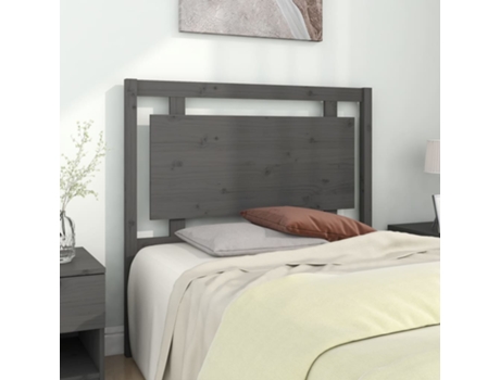Cabecero de cama VIDAXL Gris Madera (105.5x4x100 cm)