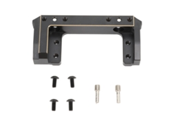 Soporte De Parachoques Delantero De Latón Para Coches Rc Crawler Scx10 Ii, Soporte De Servo Negro