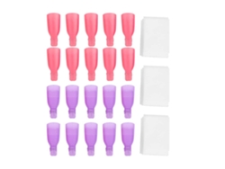 Kit Para Quitar El Esmalte De Uñas Con Pinzas Reutilizables Y Discos De Algodón Suave Para Uñas De Gel Uv - Herramienta De Manicura Portátil