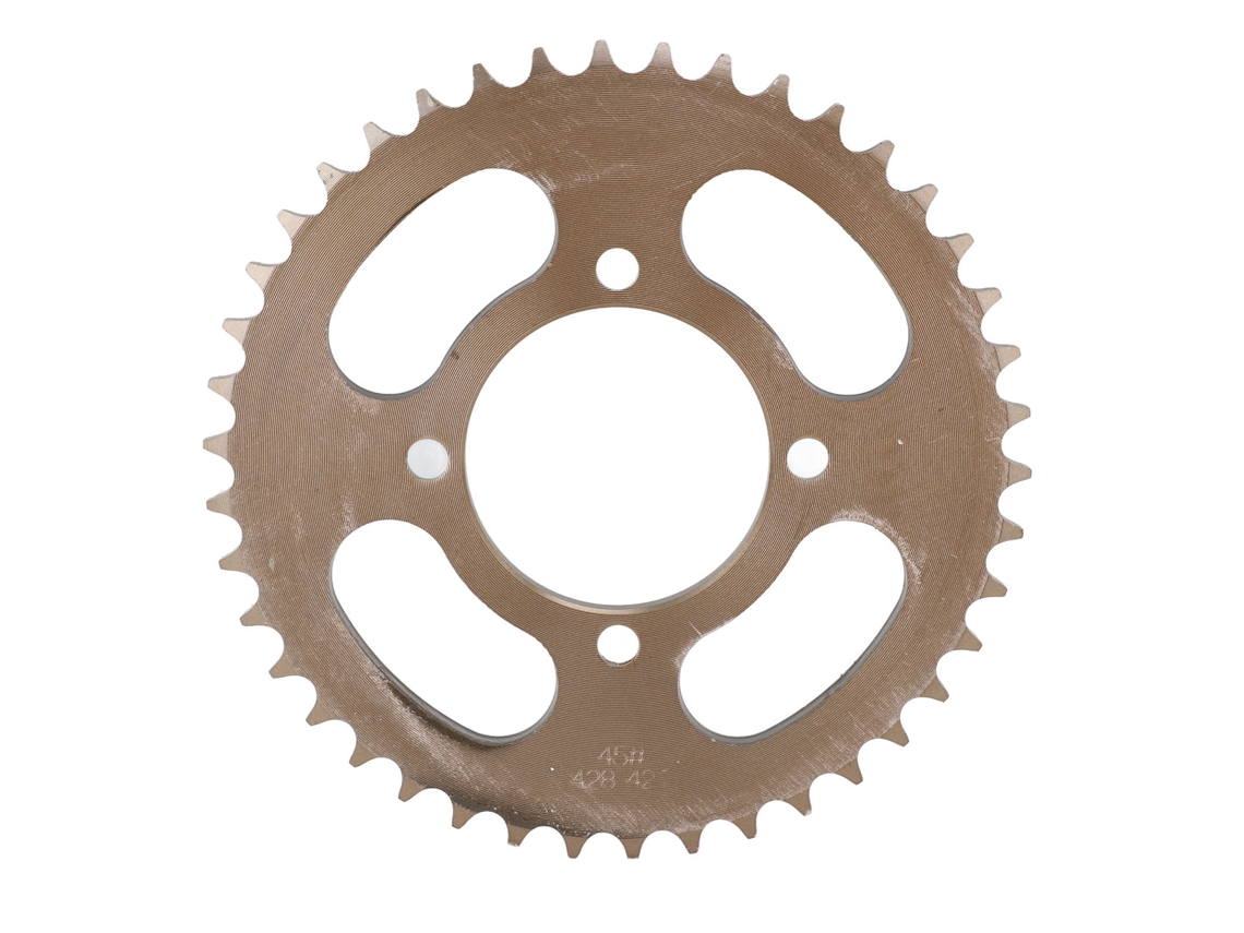 2026-piñón Trasero 428 De Acero Bronce Alto Impacto Cadena 428 Piñón De 42 Dientes Para Motocicleta Bicicleta