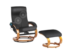 Sillón reclinable BELIANI Hero de Poliéster Negro 50x75x102