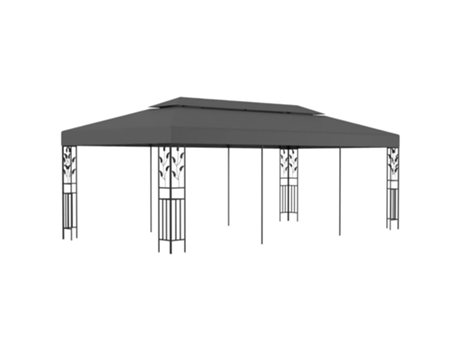 MAISON EXCLUSIVE Cenador gris antracita 3x6 m