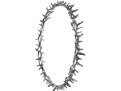 Corona De Boda De Metal Plateado Nuobesty, Resistente A La Deformación, Diseño Único, Ligera Y