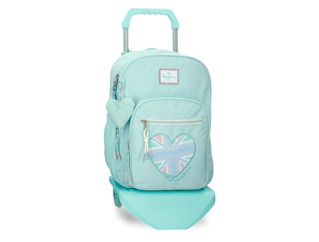 Mochila Escolar PEPE JEANS (30 x 40 x 13 - Poliéster - Azul)
