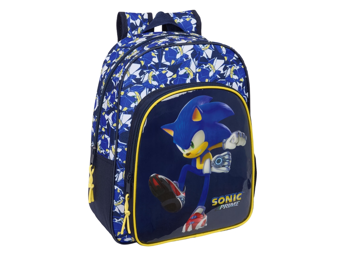 Mochila escolar Sonic City (poliéster 300d azul)
