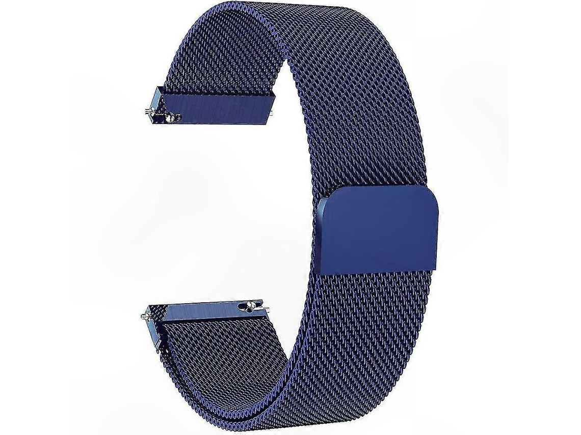 Pulseira De Malha Elegante Para Smartwatches De 20 Mm - Pulseira De Substituição Com Fecho Confortável