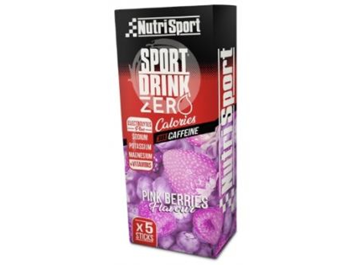 Complemento Alimentar NUTRISPORT Nutrisport Hydra Cafeína Zero 3.5Gr 5 Unidades Bagas Rosa