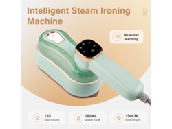 Vaporizador de prendas Eifson de 1200 W con 3 modos de vapor y mango giratorio de 180° (verde)