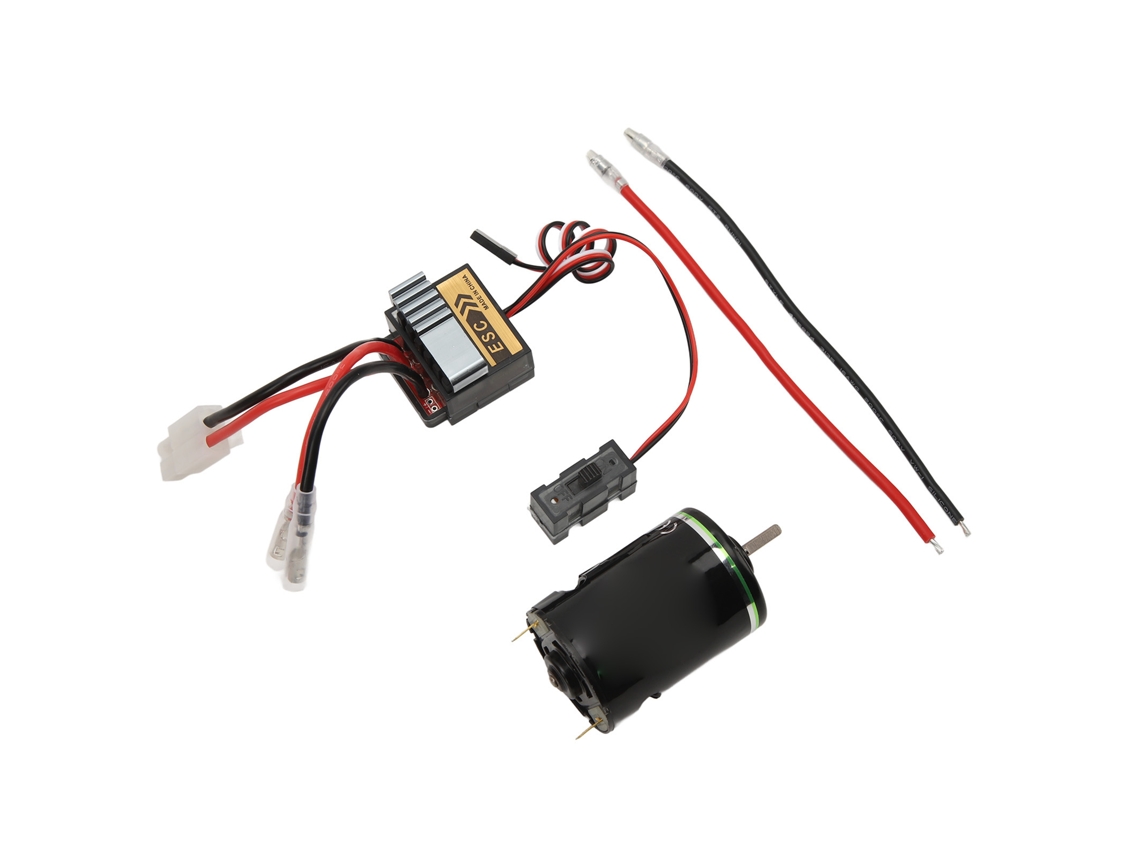 Motor De Escobillas 540 Con Esc De 320 A, Resistente Al Agua, De Alto Rendimiento, Para Rc Axial Scx10 90046 20t