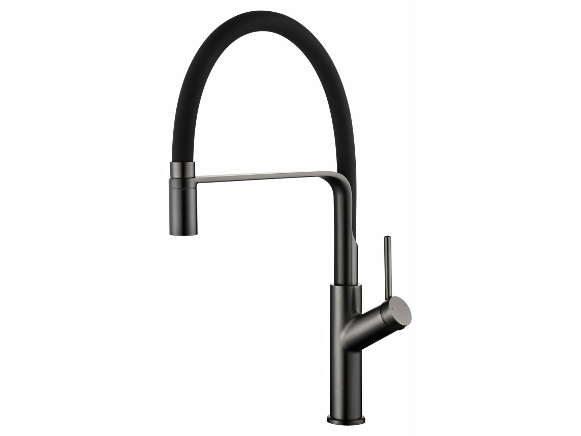 Grifo Monomando IMEX GCE022BGM (Negro - Latón)