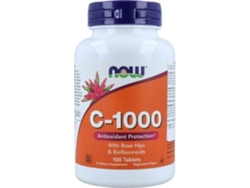 Té NOW Vitamina C Com Rosa Mosqueta E Bioflavonóides (100 tabletes)