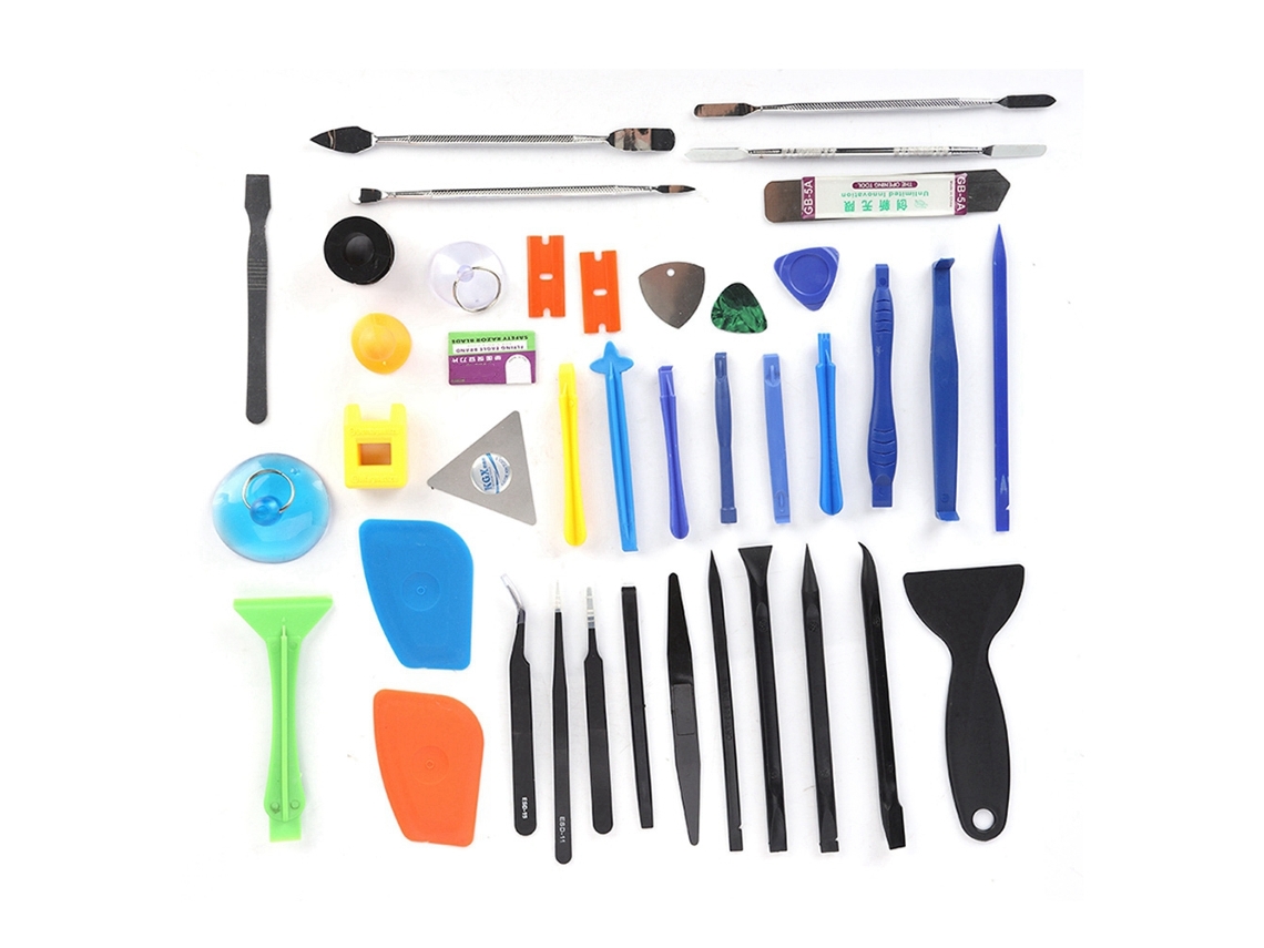 Kit de herramientas de reparación Golden Light para abrir pantallas de celulares, iPads y portátiles