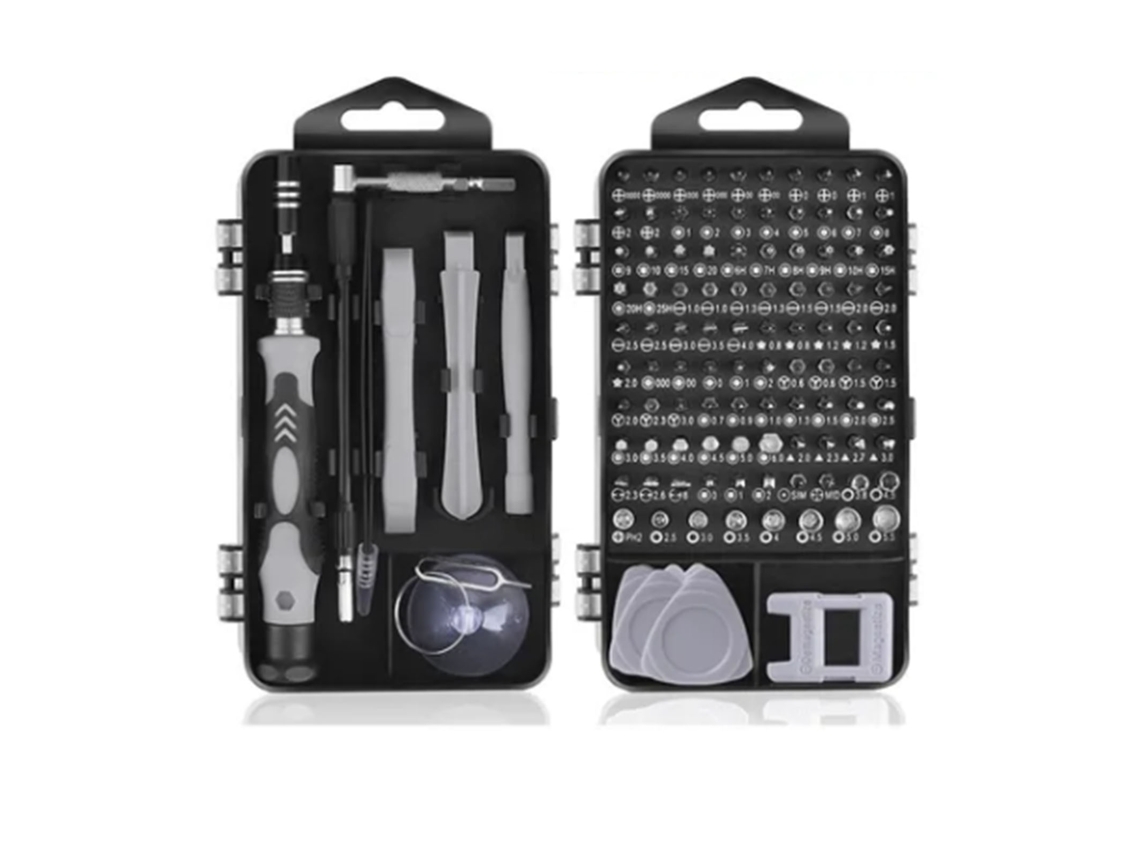 Kit De Parafusos De Manutenção Com 115 Peças, Ferramentas Multifuncionais Com Ímã Forte E Alta Dureza