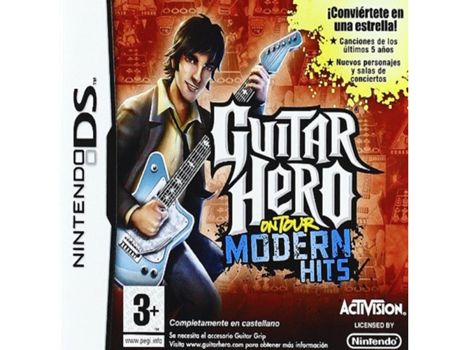 Juego Nintendo DS Guitar Hero Modern Hits