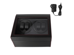 Caja de cuerda automática para relojes mecánicos, 2 cabezales, 46