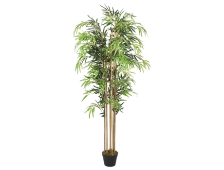 Árbol de bambú artificial VIDAXL con 1650 hojas verde (180 cm)