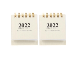 2 calendarios de papel pequeños. ALLINLESS