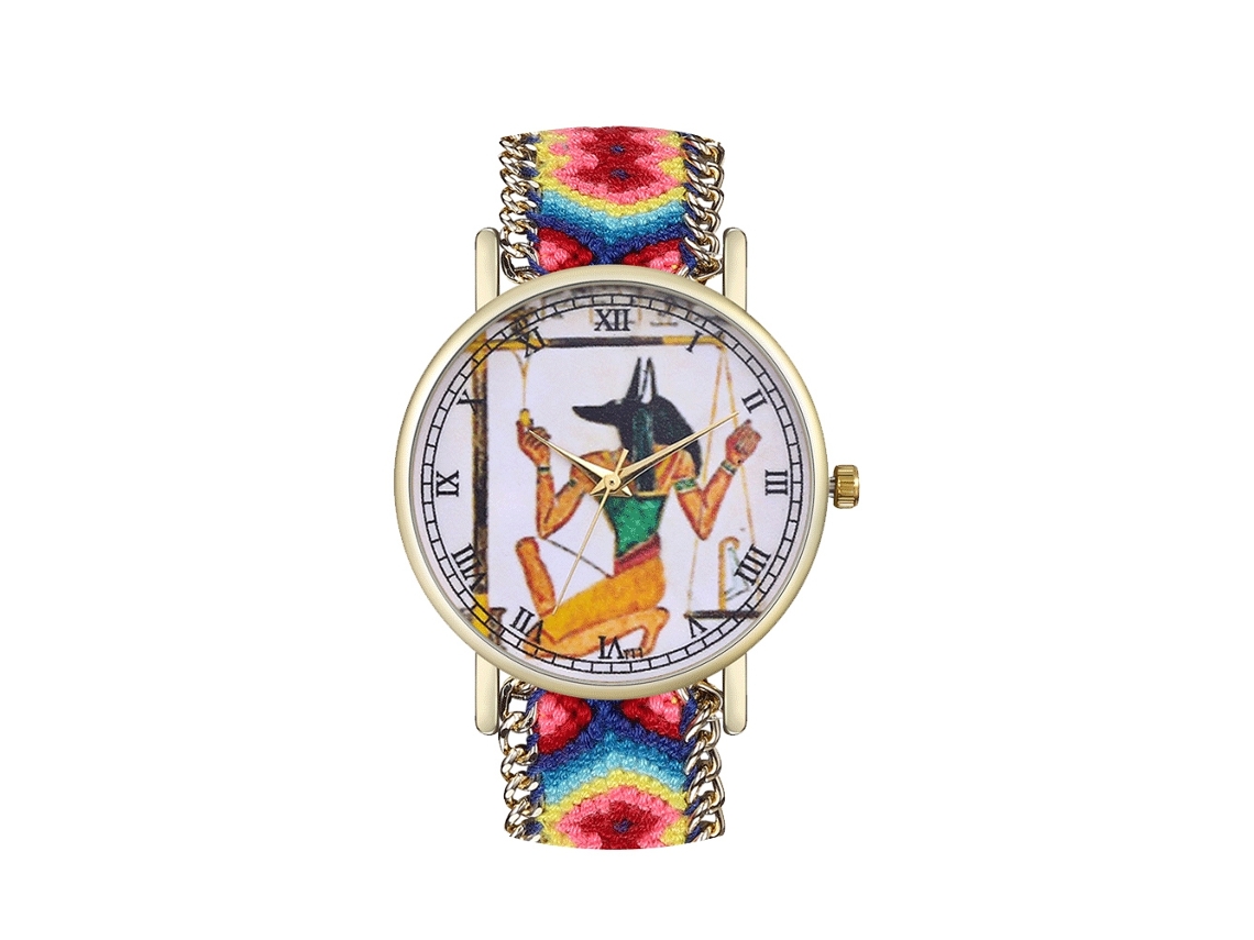 Reloj De Moda Para Mujer Con Correa De Alambre De Lana, Esfera Redonda Y Movimiento De Cuarzo (3)