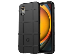 Caso Tpu Para Samsung Galaxy Xcover7 Cuadrícula Protectora Antigolpes Negro Estilo A Multicolor
