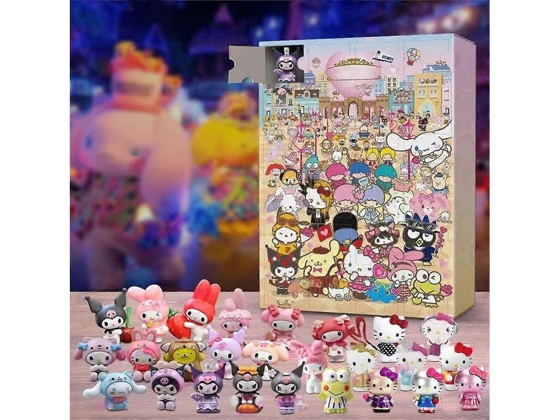 Caja Sorpresa De Adviento De Navidad Sanrio 2025, 24 Piezas, Regalo Sorpresa De Navidad