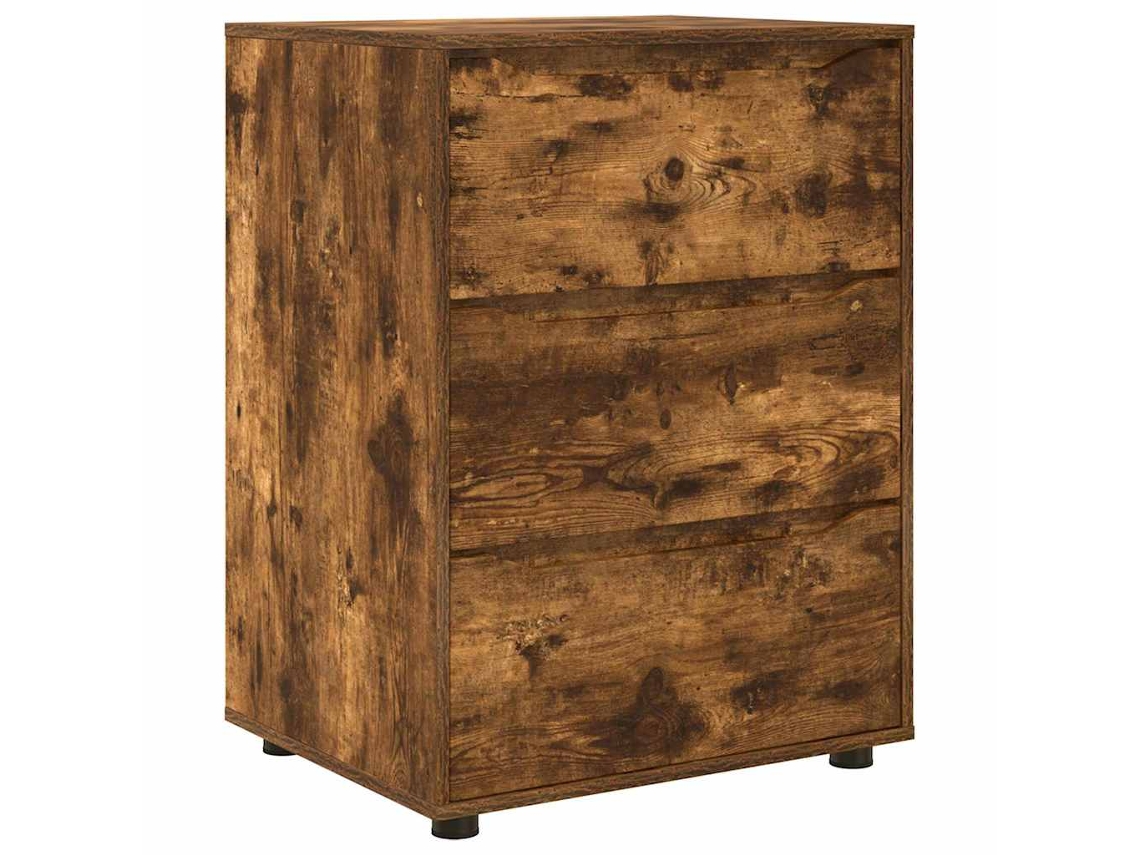 Maison Exclusive - Armario De Almacenamiento Roble Ahumado 60 X 48 X 81 Cm