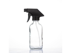 Recipientes rellenables, botellas de spray de vidrio transparente para uso en el hogar y el jardín, productos de limpieza no tóxicos, aceites esenciales, A