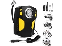 Compresor De Aire Portátil Para Neumáticos De Coche De 12 V Con Luz Led Y Medición Precisa.