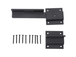 Cerradura De Acero Al Carbono Para Puerta Batiente Con Orificio Para Candado, Ideal Para Cercas De Madera, Graneros O Jardines Exteriores.
