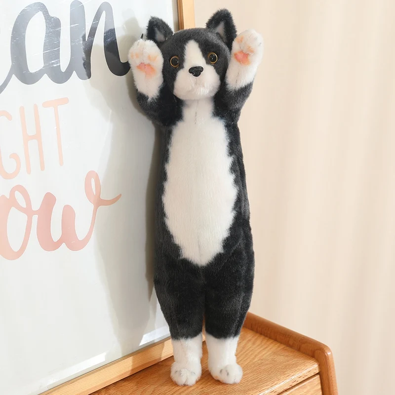 (negro, 25 Cm) Almohada De Peluche De Gato De La Suerte, Linda Y Suave, Almohada Para Dormir