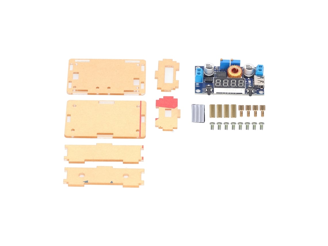 Módulo Convertidor Reductor Dc-dc De 5v-36v A 1.25v-32v Con Usb Y Protección Contra Cortocircuitos.