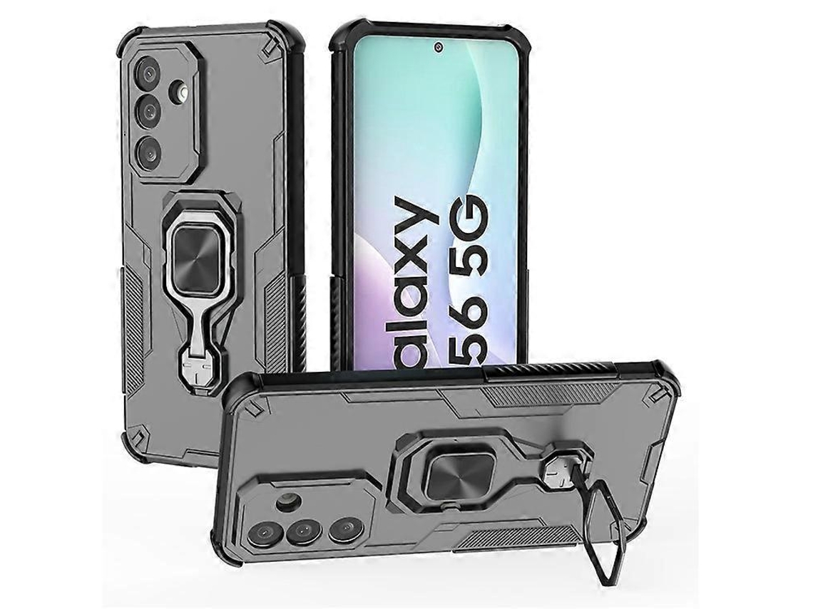 Funda Protectora Para Samsung Galaxy M56 5g Con Anillo Giratorio Y Soporte Para Pc, Carcasa De Tpu A Prueba De Golpes.