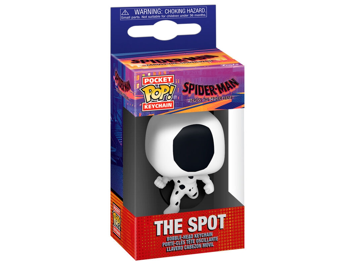 Llavero de bolsillo Pop de Spiderman de Marvel a través del Spider-Verse Punto B. Activar