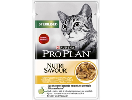 Pienso para Gatos PURINA Pro Plan (85g - Húmedo - Castrados - Sabor: Pollo)