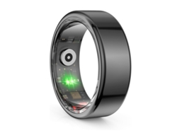 KLACK Smart Ring Tracker Step Ring Monitor Calorías Oxígeno Frecuencia cardíaca Calidad del sueño Compatible con Ios y Android Negro