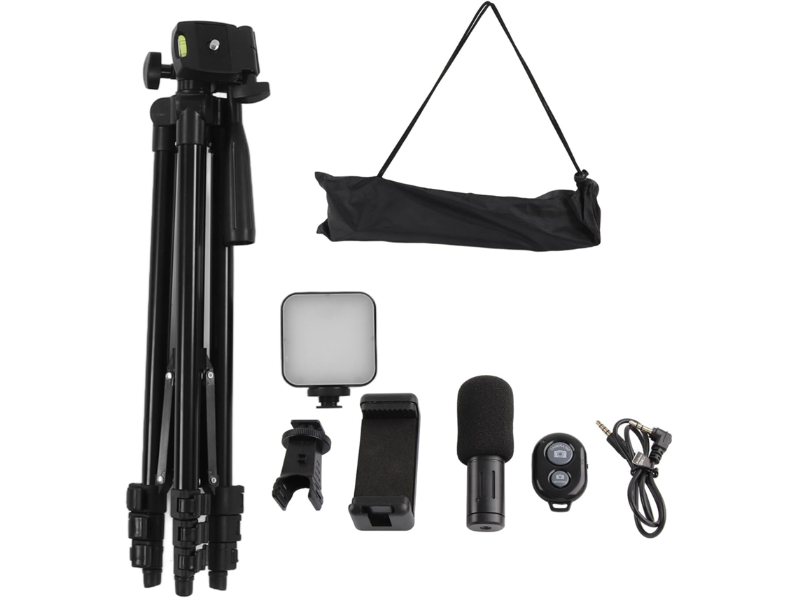 Kit De Grabación De Vídeo Para Smartphone Con Rotación De 360 Grados Y Trípode.