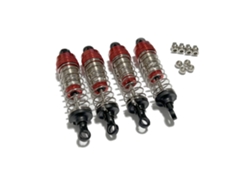 Blue4pcs Upgraded Oil Filled Shocks Absorber Damper For Wrangler Mnrc Mn128 1/12 Rc Cars Vehicles Models Spare Parts