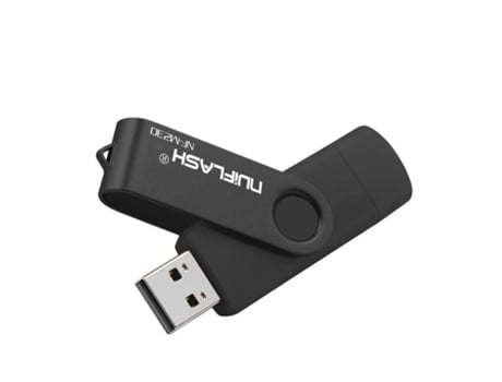 Pen USB SLOWMOOSE 2.0 para Smartphone y Portátil (Negro - 128 GB)
