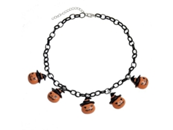 Collar de Halloween, colgante de fantasma y murciélago, para jóvenes NEVEANCE
