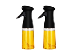 Botella rociadora de plástico negra con pulverizador ultrafino de 360 grados, estilo salón, Rosewell