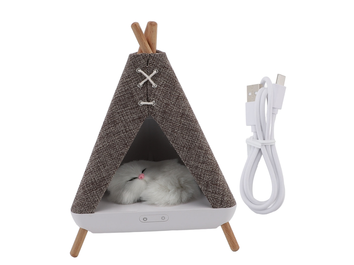 Lámpara de noche 2026 con altavoz Bluetooth, recargable, regulable sin escalonamientos, para la decoración del dormitorio.