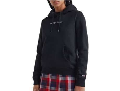 Sudadera TOMMY JEANS Dw0Dw14362 Mujer (Algodón - Negro - M)