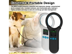 Escáner Portátil De Microchips Para Animales Con Pantalla Lcd Tft De 1,44 Pulgadas Y Capacidad Para Almacenar 500 Datos.