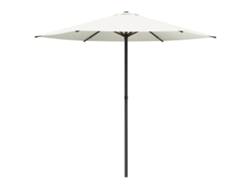 Vidaxl Sombrilla De Jardín 230 X 230 Cm Poliéster Rectangular Crema