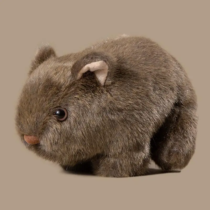 (marrón, 18 Cm) Peluche Realista De Wombat De 18 Cm