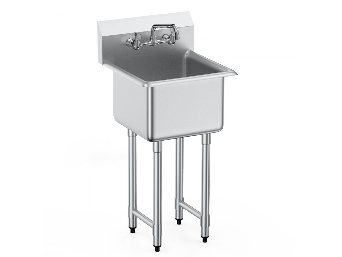 Lavavajillas Industrial y Profesional de Acero Inoxidable con Grifo 360º y Encimera Tekmaquinas