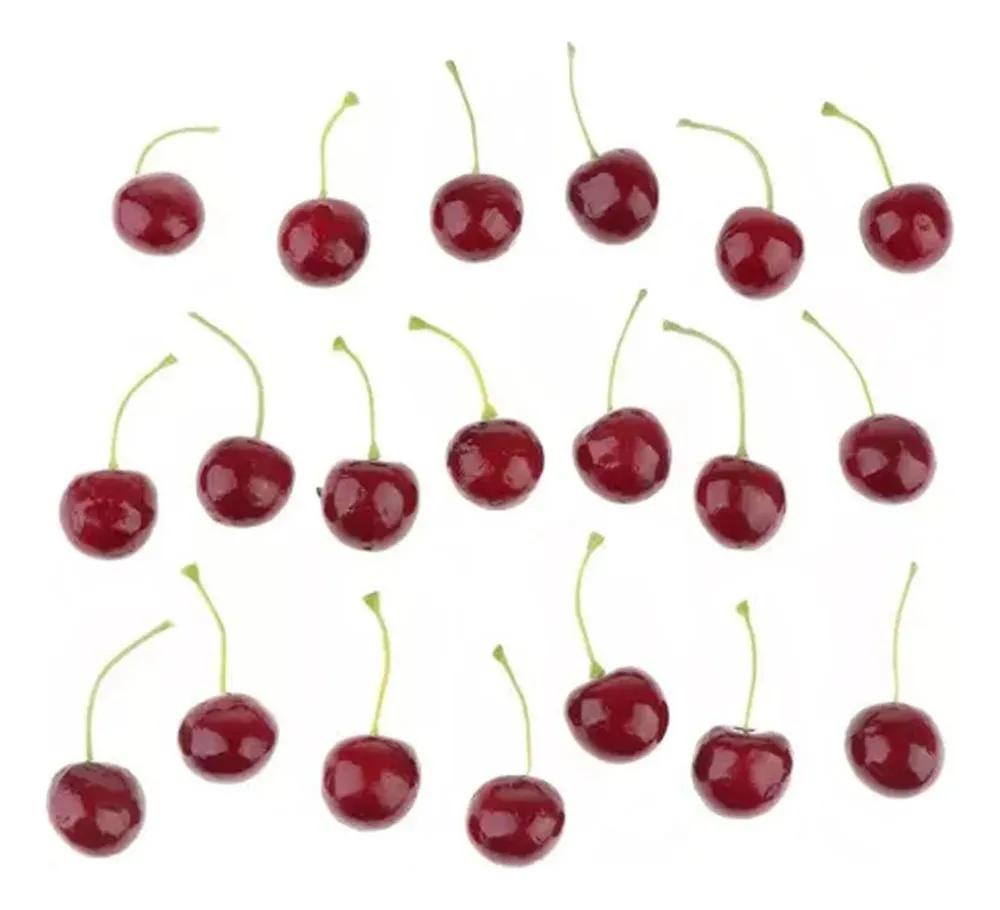 Nuevos adornos decorativos de frutas de imitación pequeñas vayotoy