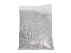Purpurina Ultrafina De 50 G Para Uñas, Maquillaje, Manualidades, Brillo, Fácil De Quitar, Color Plata.